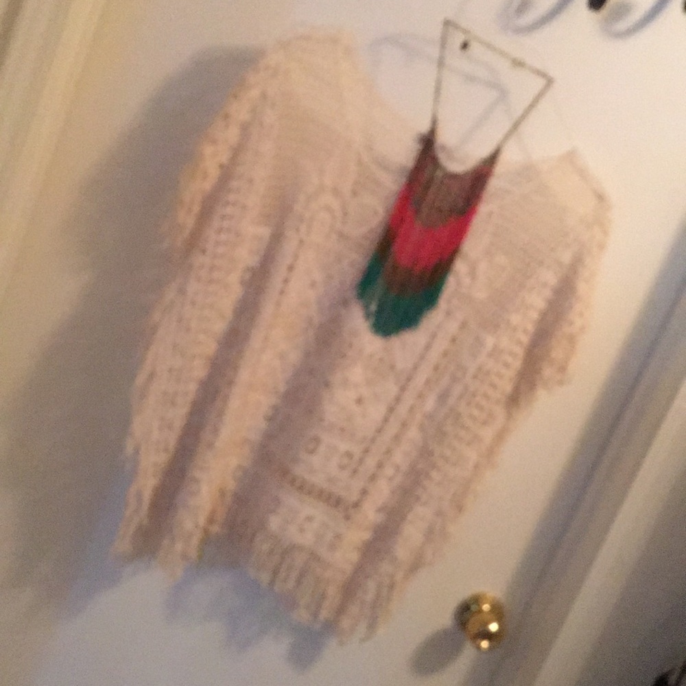 Crochet lace top